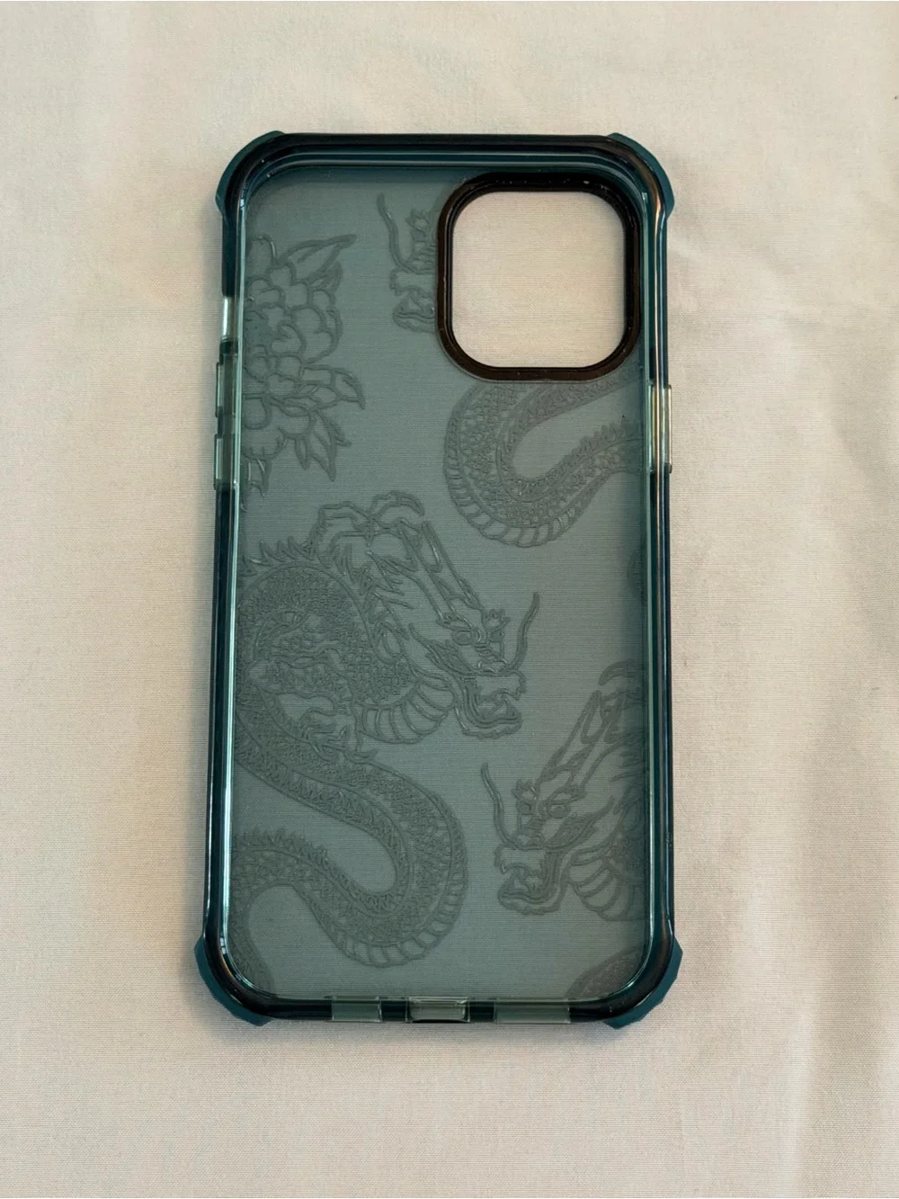 Casetify clear teal
